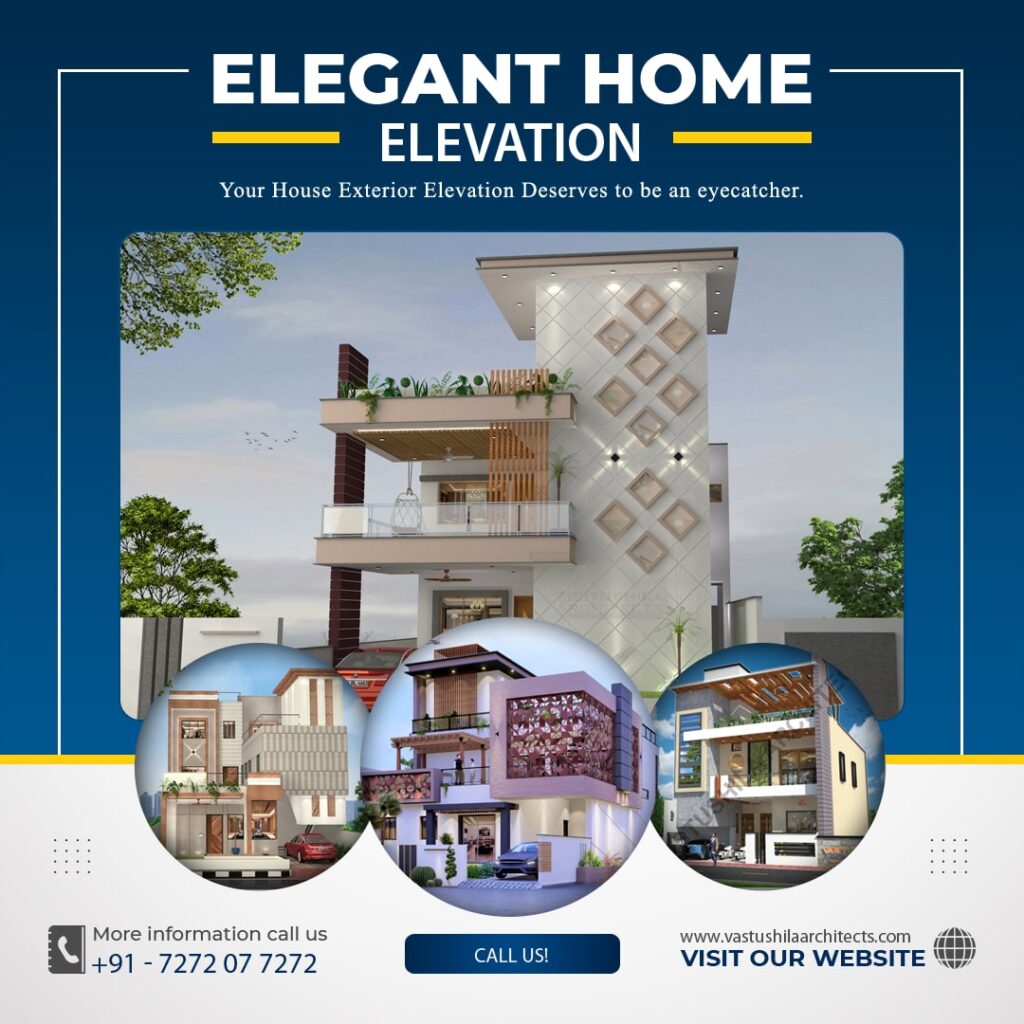 Elegant House elevation design home creative idea